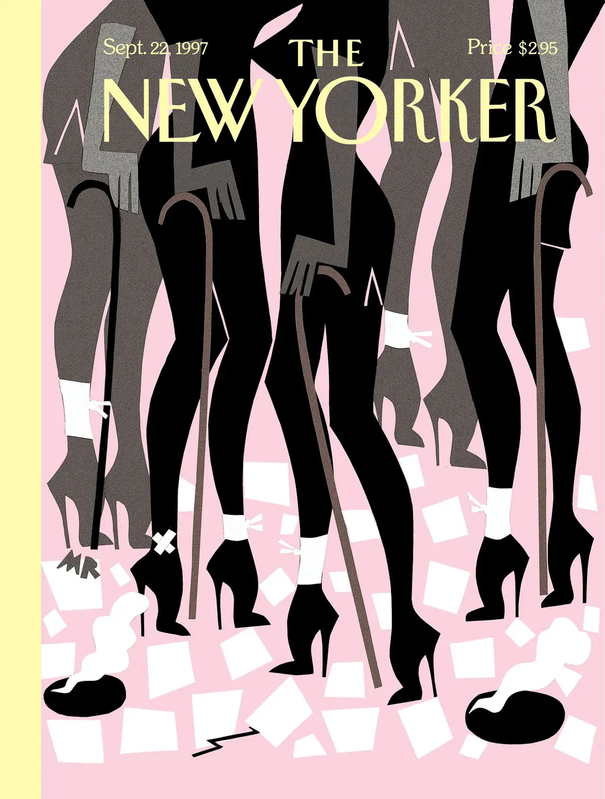 Обложка The New Yorker, 22 сентября 1997: По уши, художник Майкл Робертс