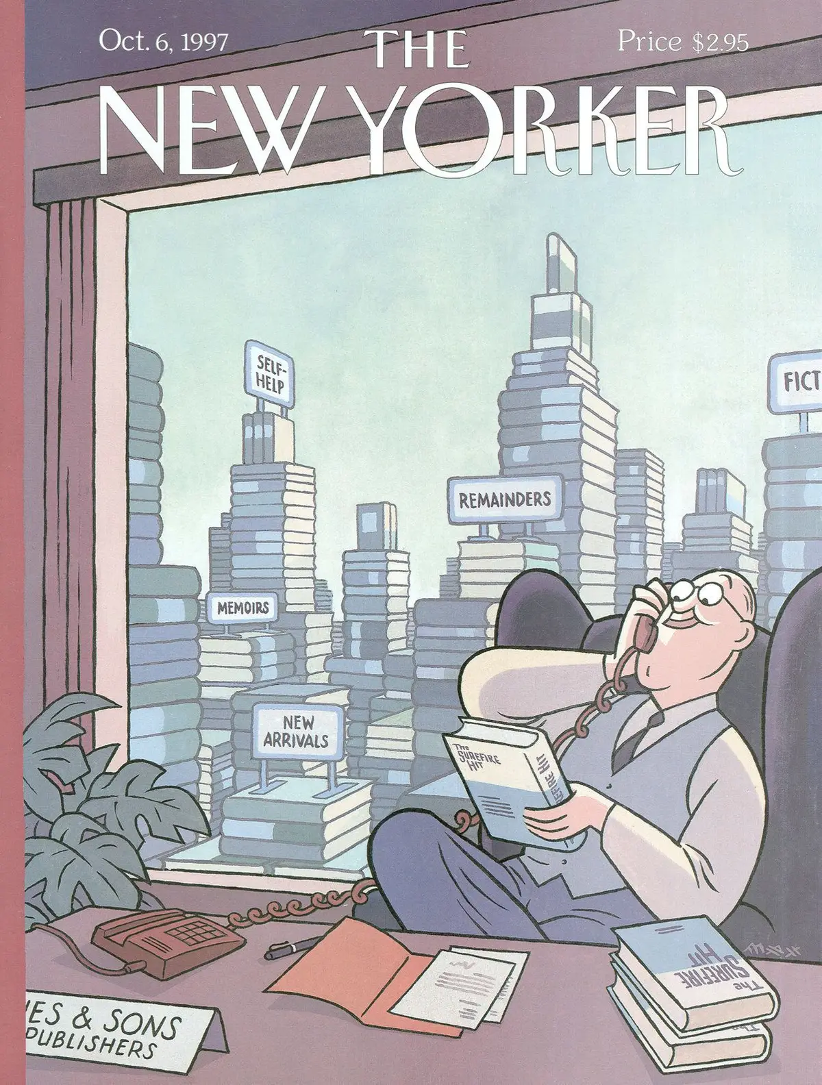 Обложка The New Yorker, 6 октября 1997: Небылицы, художник Макс