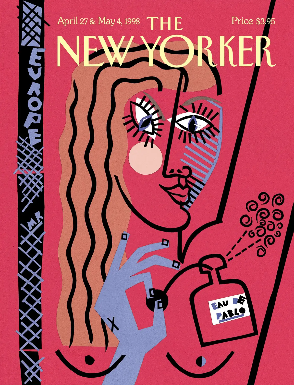 Обложка The New Yorker, 27 апреля 1998: О-де-Пабло, художник Майкл Робертс