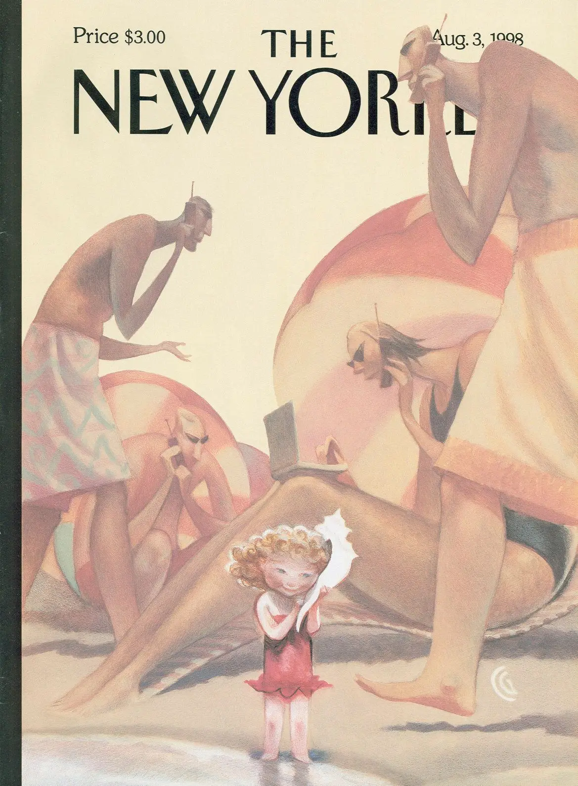 Обложка The New Yorker, 3 августа 1998: Высшее призвание, художник Картер Гудрич