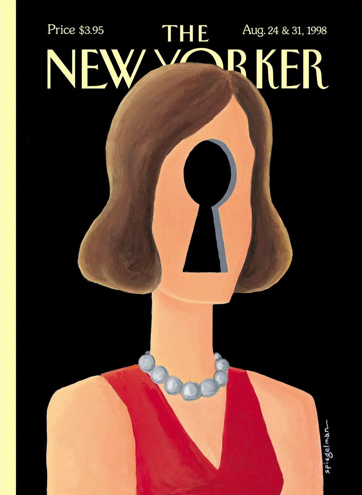 Обложка The New Yorker, 24 августа 1998: Частные жизни, художник Арт Шпигельман