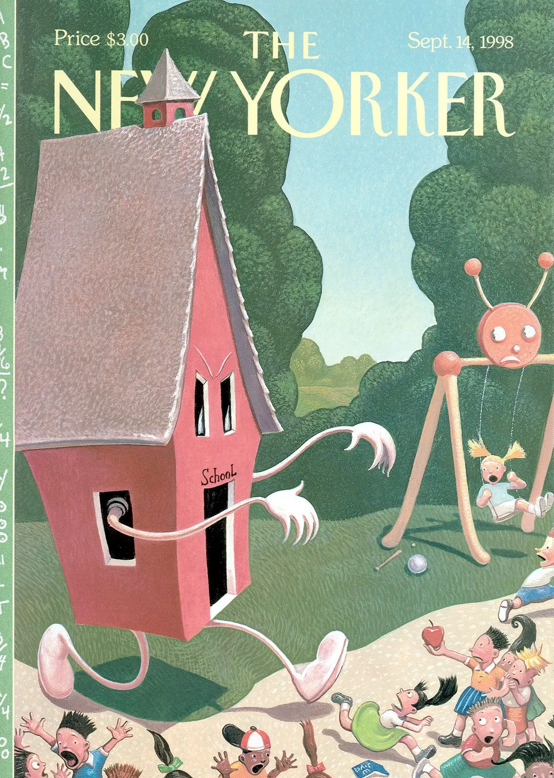 Обложка The New Yorker, 14 сентября 1998: Снова в школу, художник Уильям Джойс