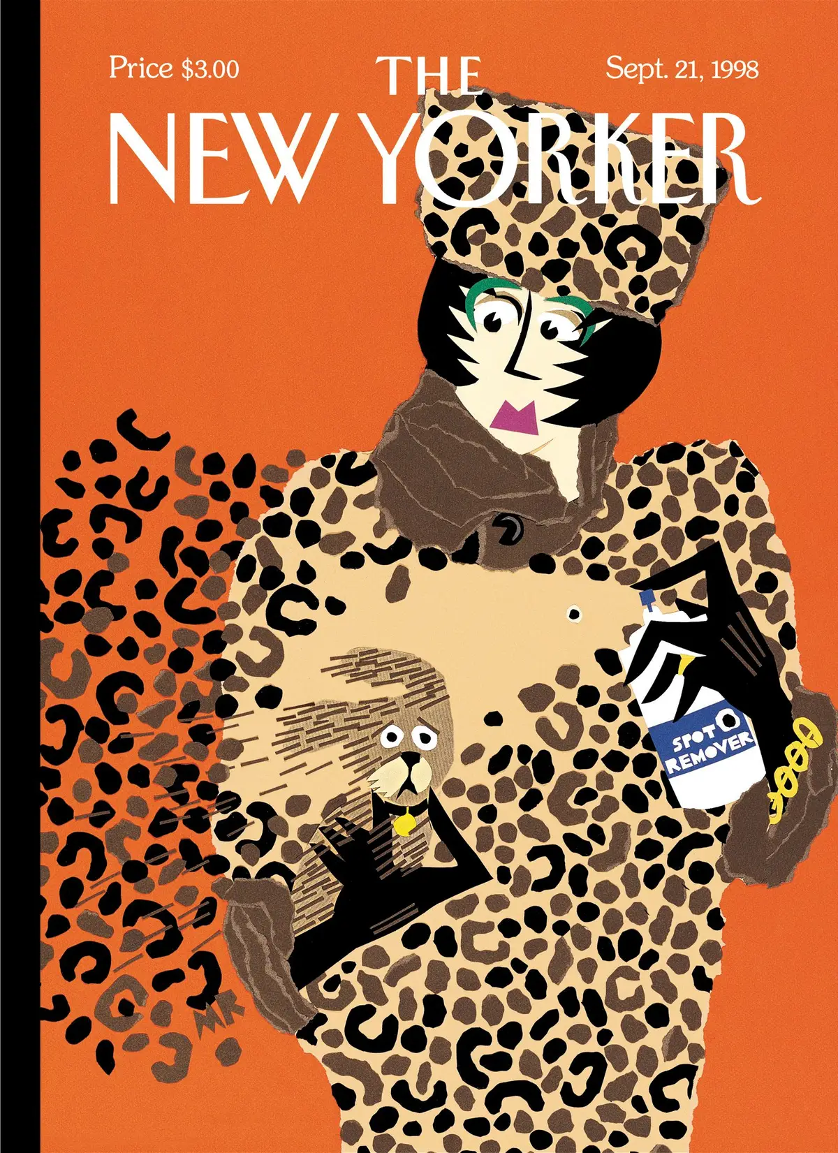 Обложка The New Yorker, 21 сентября 1998: Выборочная проверка, художник Майкл Робертс