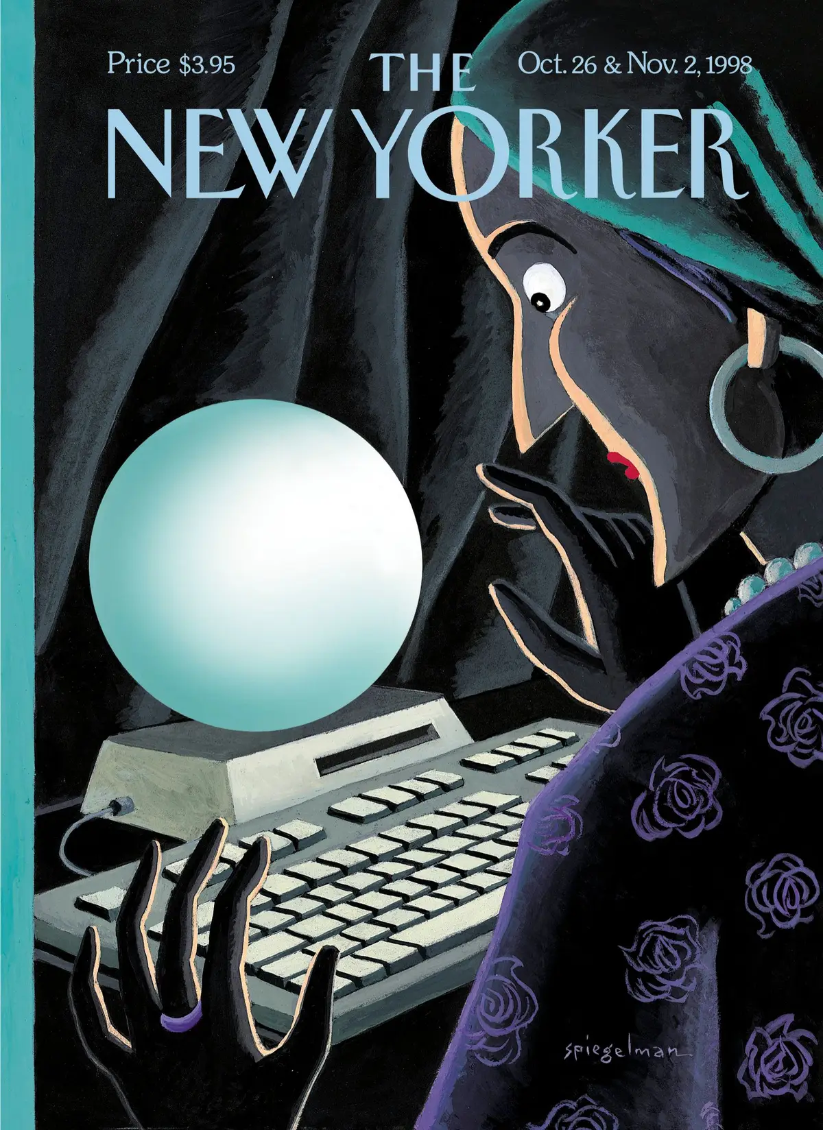 Обложка The New Yorker, 26 октября 1998: Что дальше, художник Арт Шпигельман