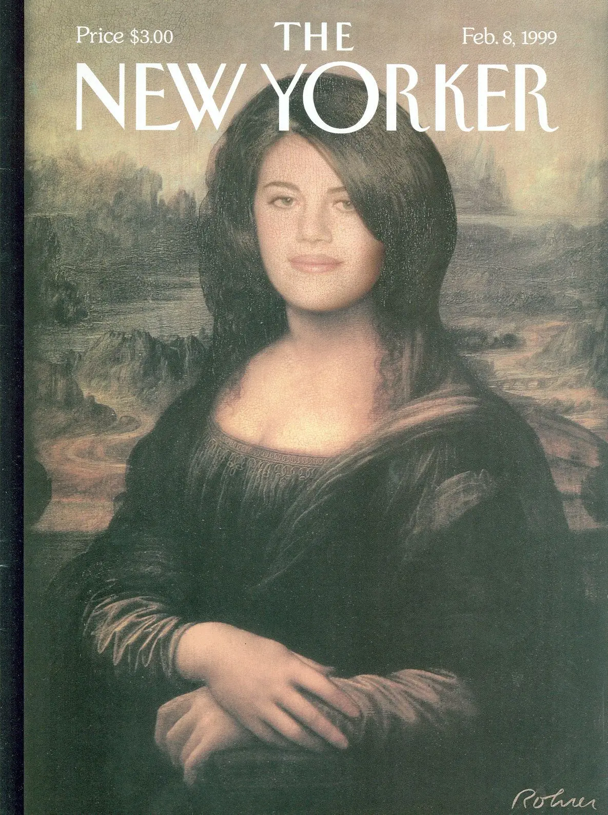 Обложка The New Yorker, 8 февраля 1999: Женщина года, художник Дин Рорер