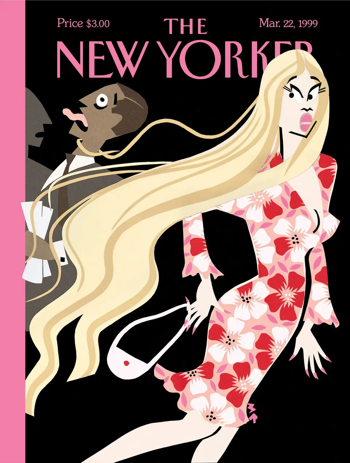 Обложка The New Yorker, 22 марта 1999: Жестокие продления, художник Майкл Робертс