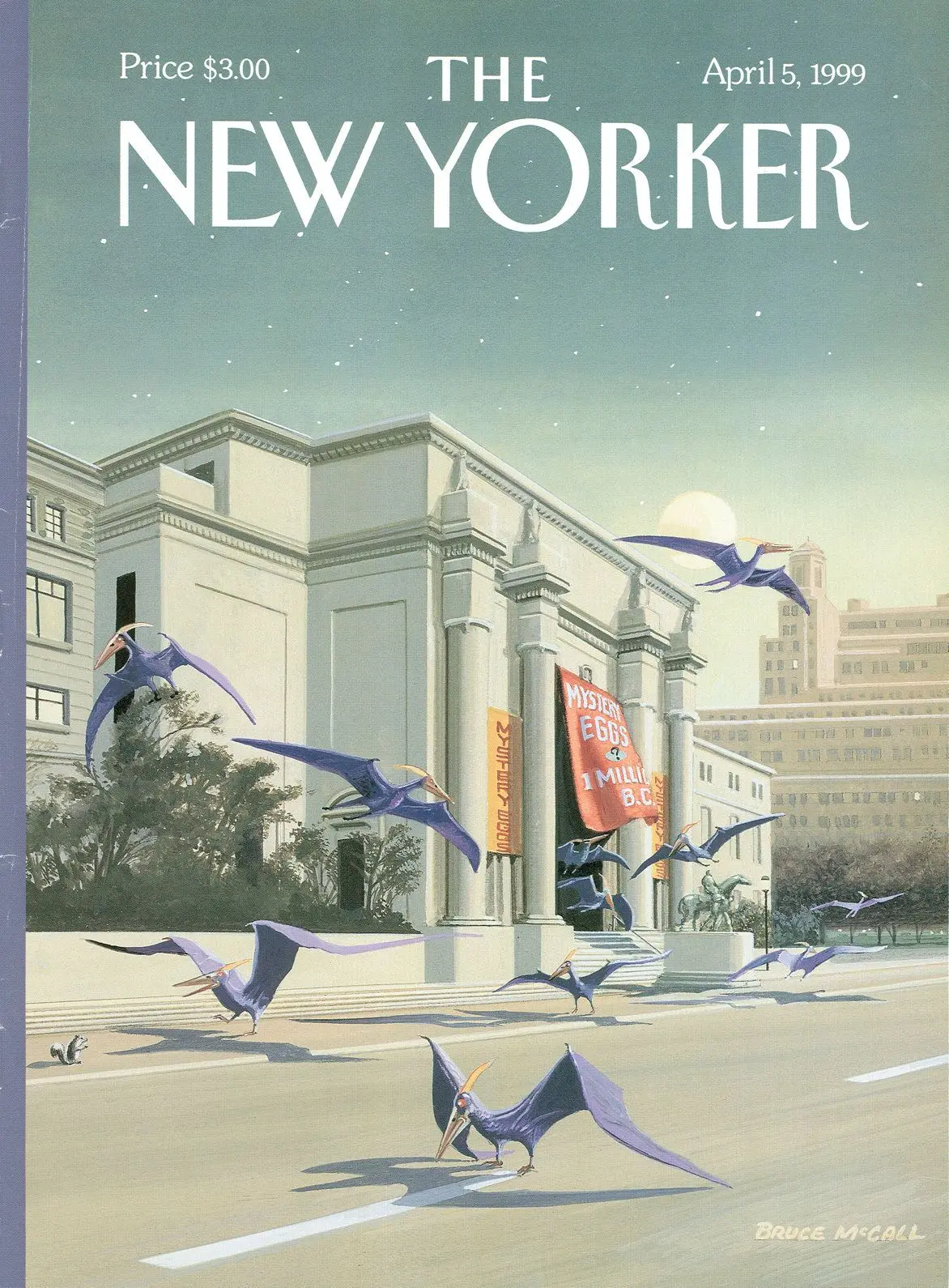 Обложка The New Yorker, 5 апреля 1999: Пасхальное утро, художник Брюс Макколл