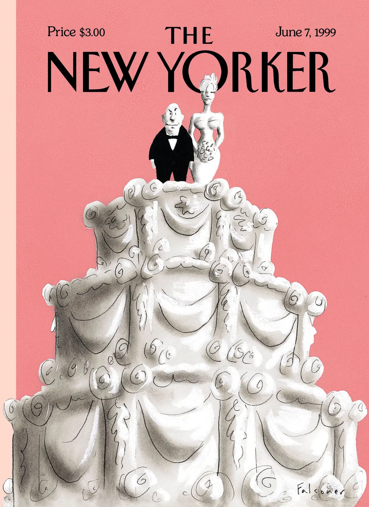 Обложка The New Yorker, 7 июня 1999: Вишенка на торте, художник Иэн Фальконер