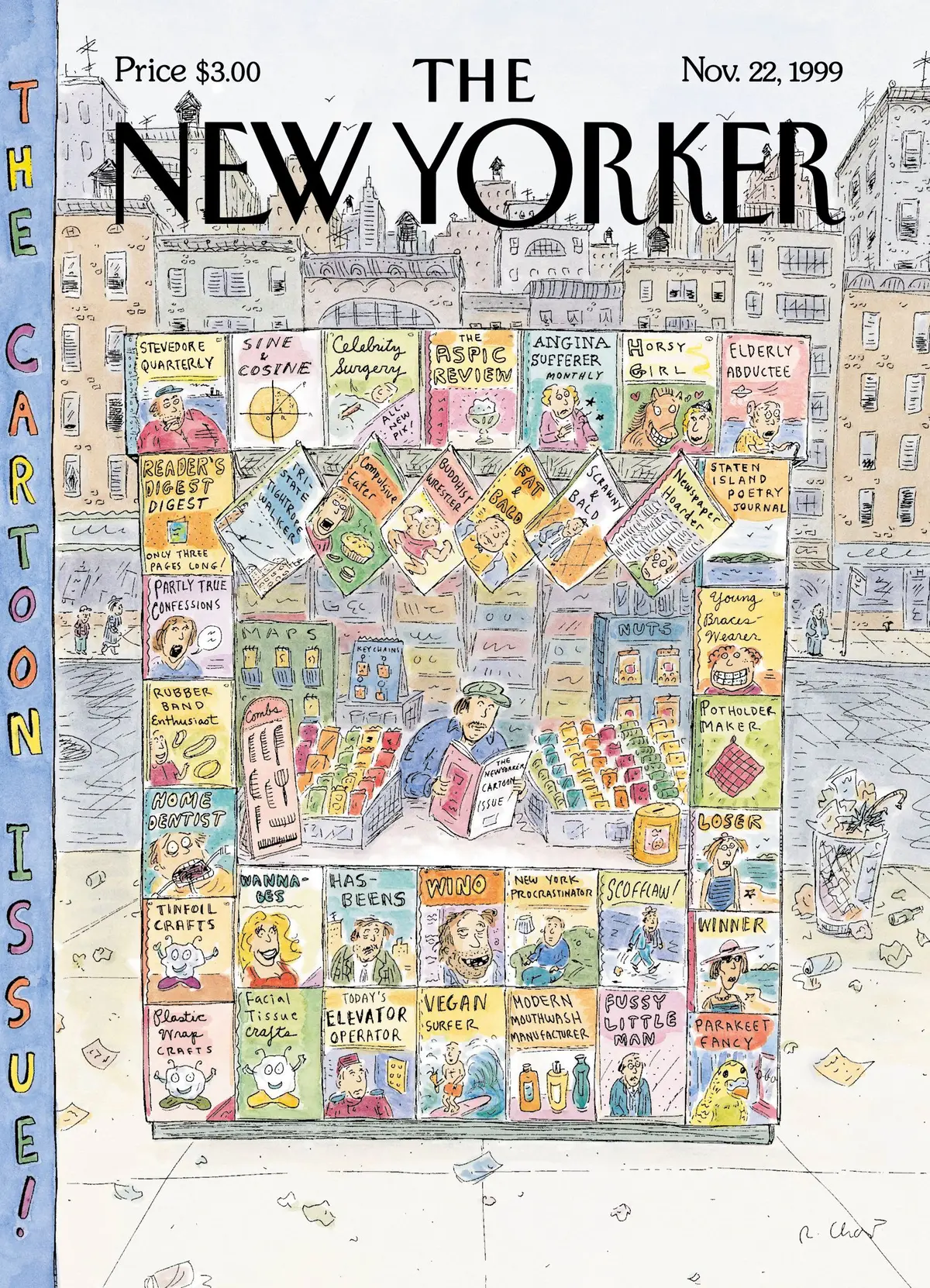 Обложка The New Yorker, 22 ноября 1999: Каждому своё, художник Роз Част