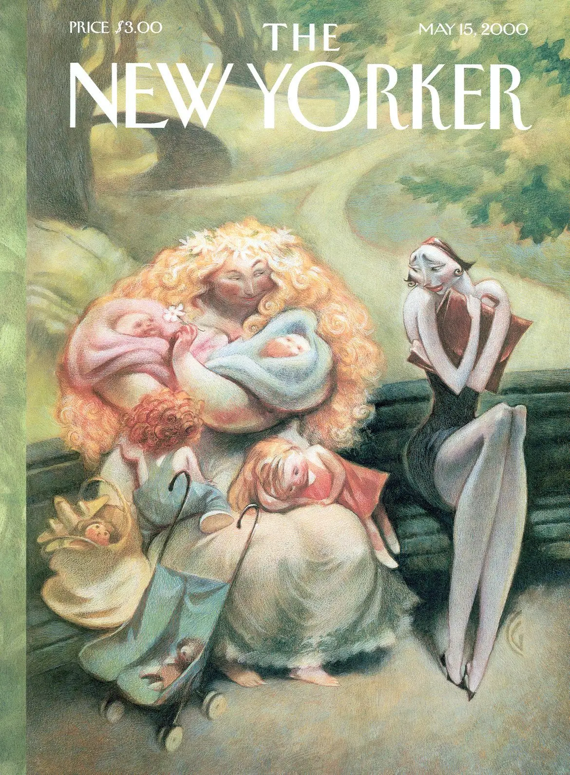 Обложка The New Yorker, 15 мая 2000: Мать-природа, художник Картер Гудрич