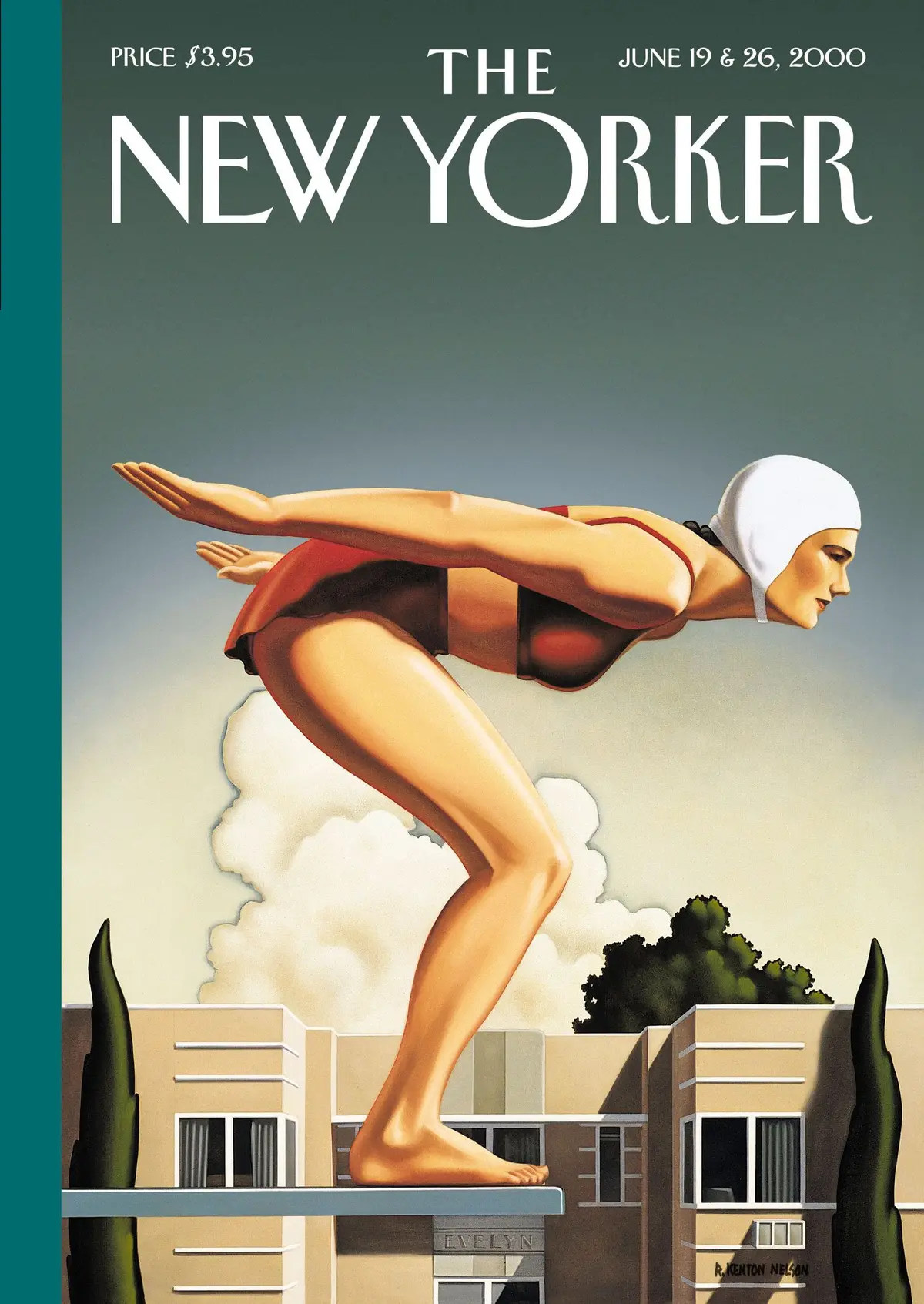 Обложка The New Yorker, 19 июня 2000: Наготове, художник Р. Кентон Нельсон