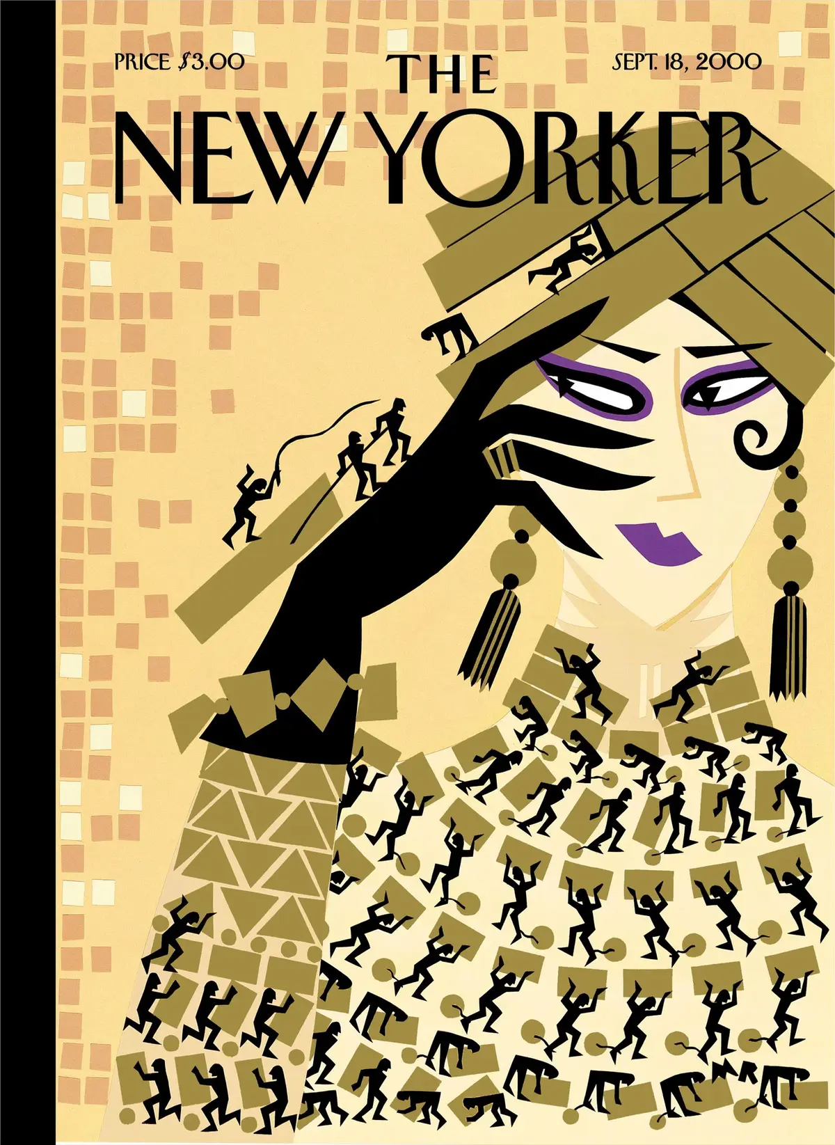 Обложка The New Yorker, 18 сентября 2000: Рабы моды, художник Майкл Робертс