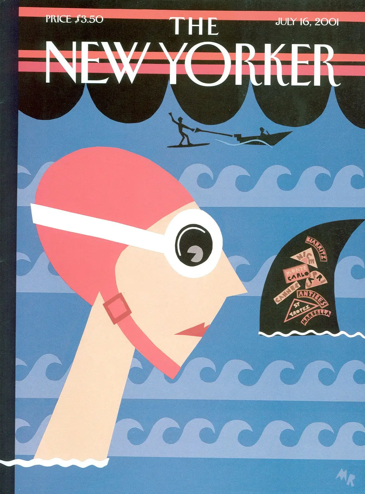 Обложка The New Yorker, 16 июля 2001: Конец пути, художник Майкл Робертс