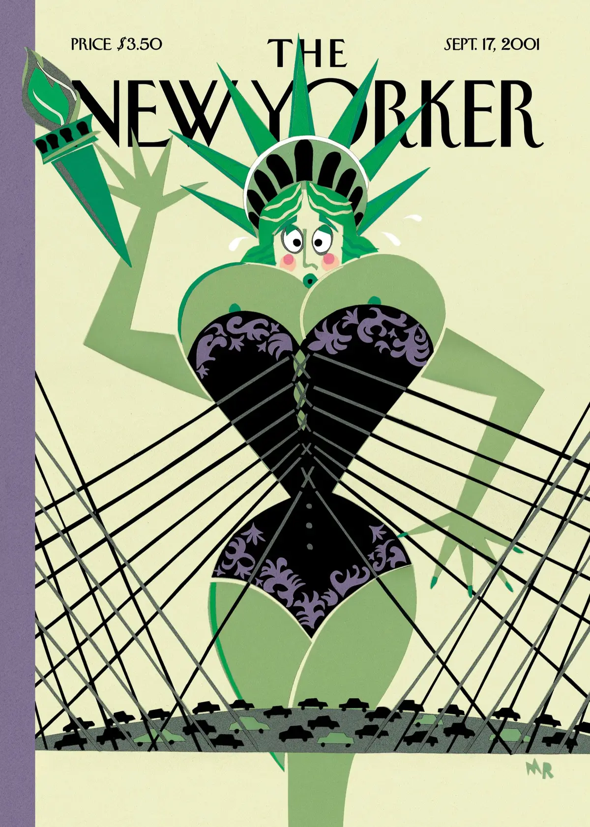 Обложка The New Yorker, 17 сентября 2001: Жаждущие дышать свободно, художник Майкл Робертс