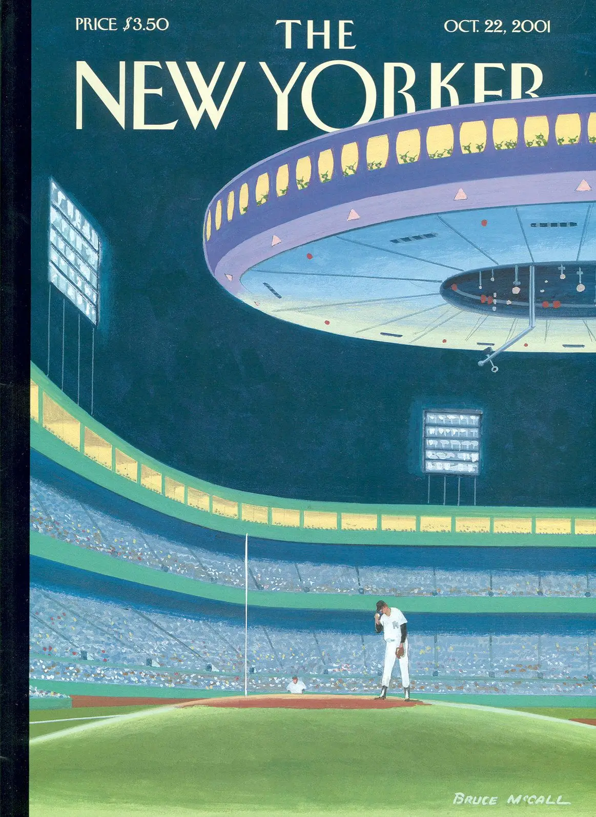 Обложка The New Yorker, 22 октября 2001: Ложа, художник Брюс Макколл
