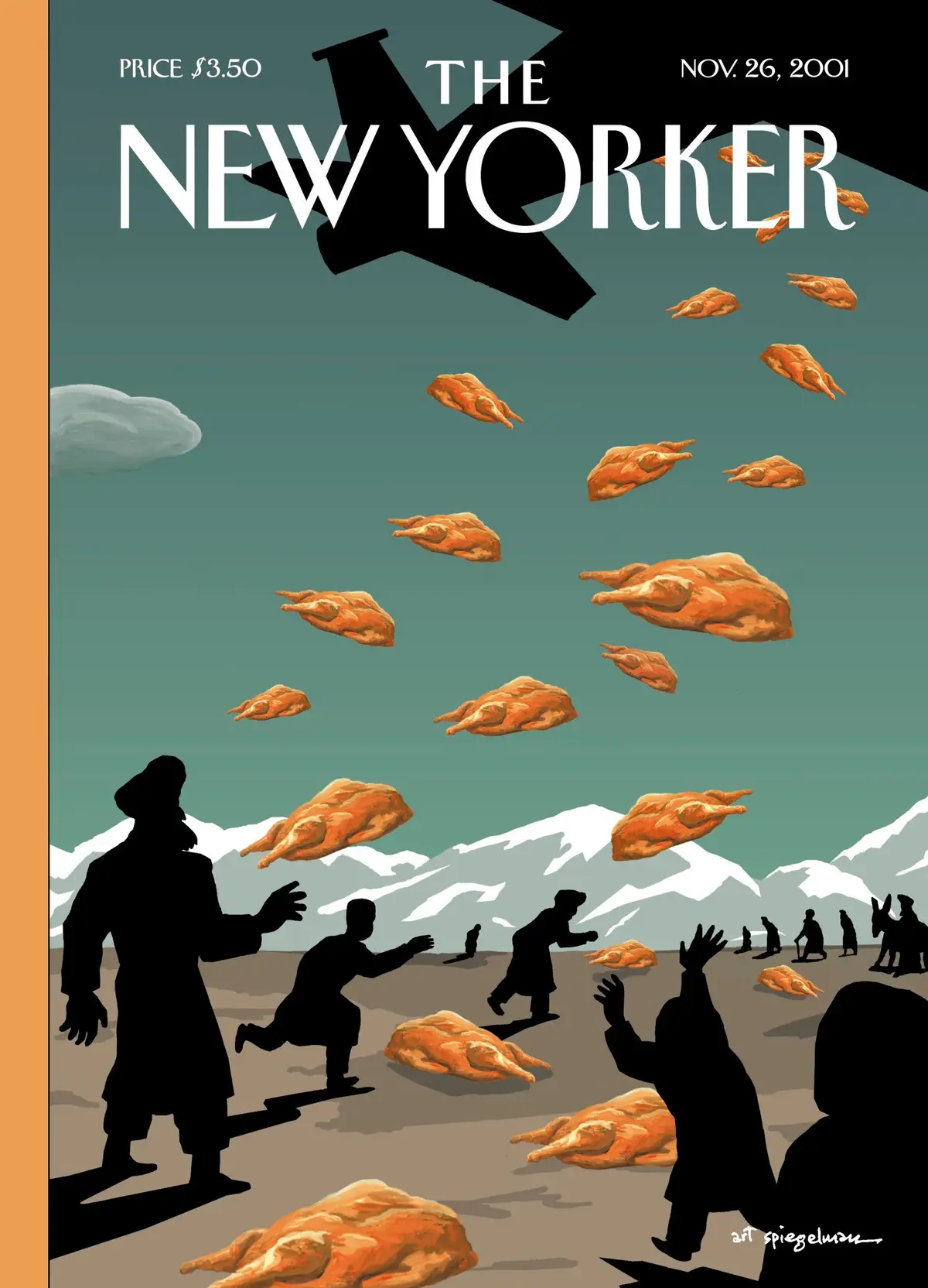 Обложка The New Yorker, 26 ноября 2001: Несокрушимая свобода, художник Арт Шпигельман