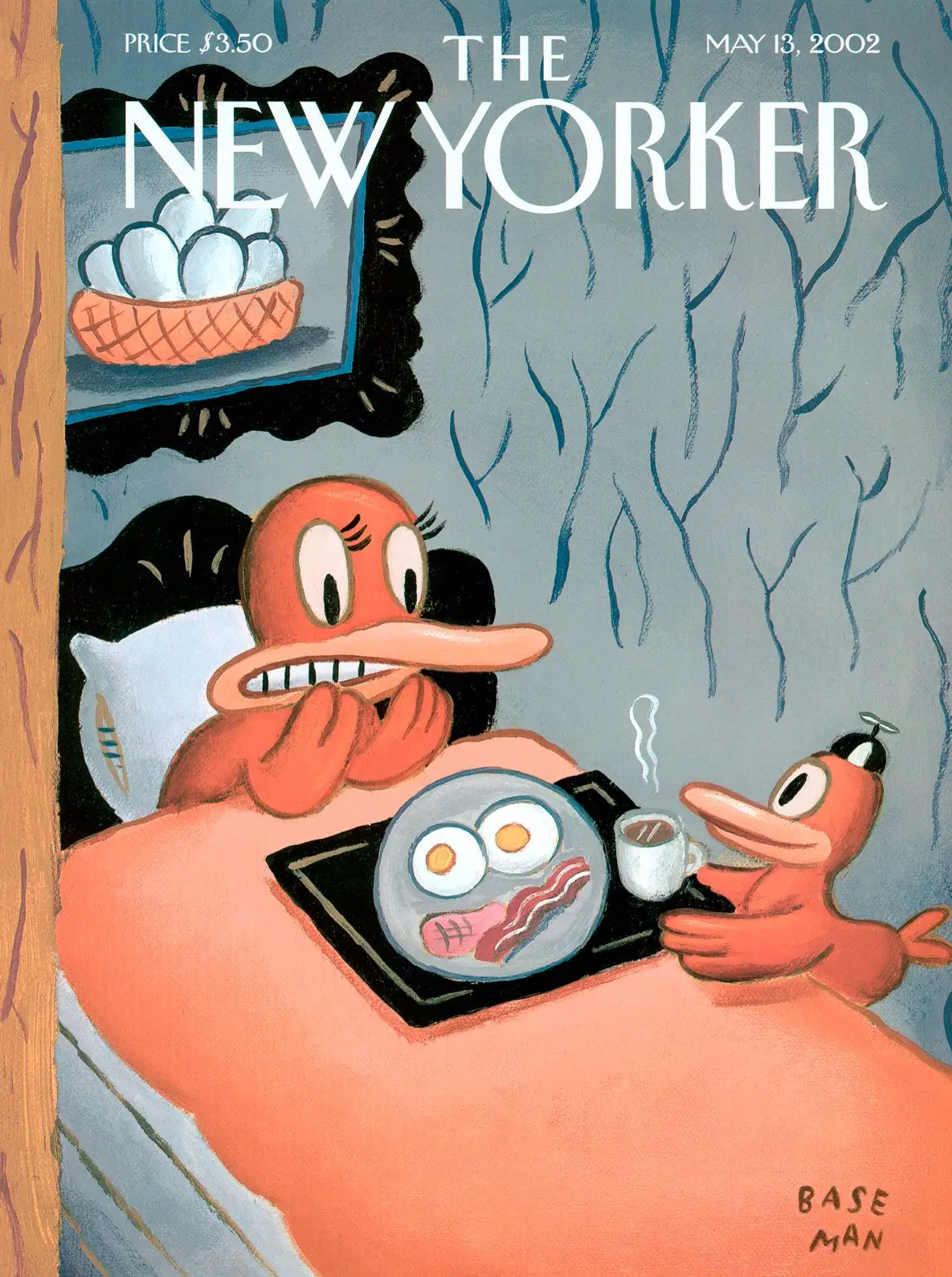 Обложка The New Yorker, 13 мая 2002: Моей маме, художник Гэри Бейсман