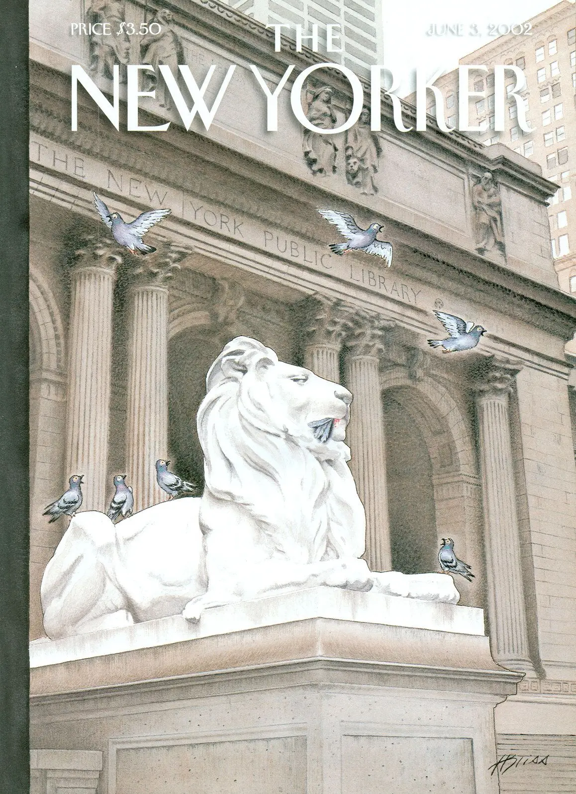 Обложка The New Yorker, 3 июня 2002: Там настоящие джунгли, художник Гарри Блисс