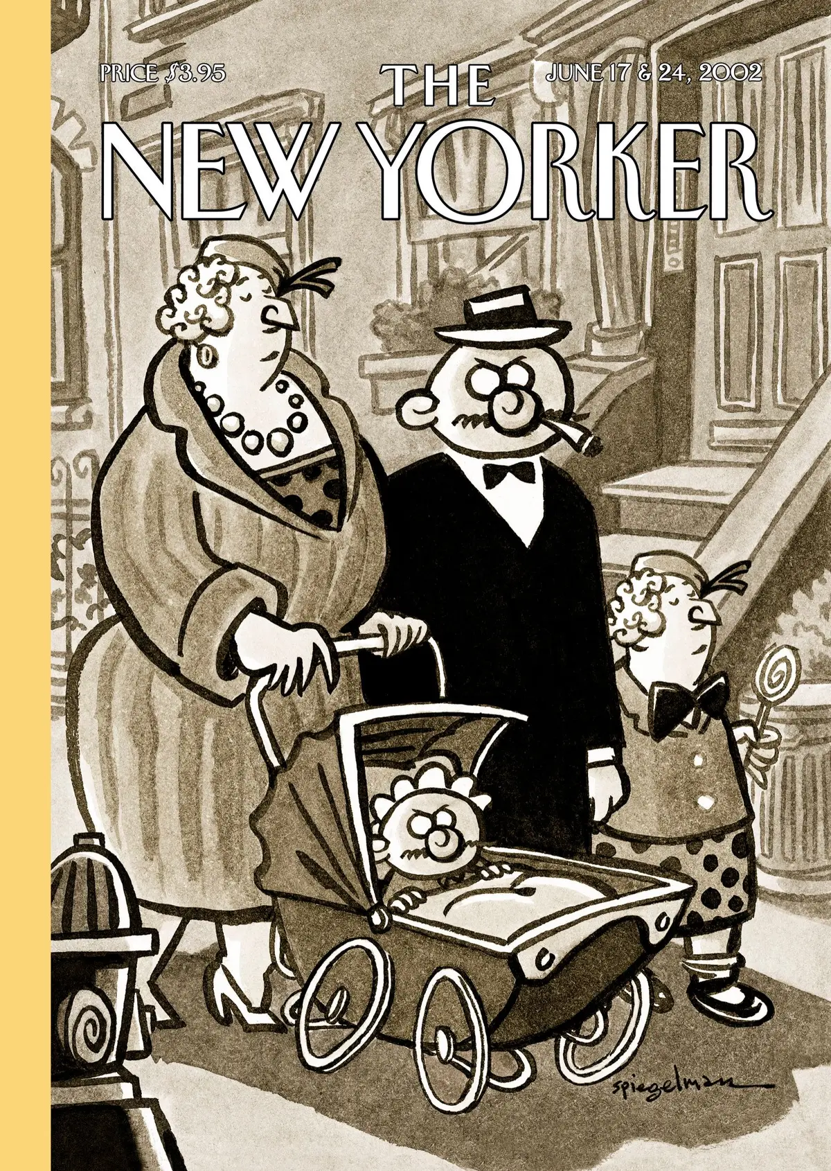 Обложка The New Yorker, 17 июня 2002: По своему образу, художник Арт Шпигельман