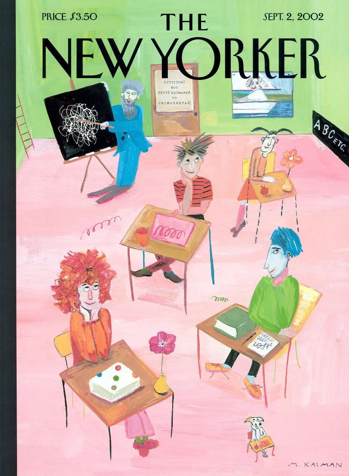 Обложка The New Yorker, 2 сентября 2002: Школьный туман, художник Майра Калман