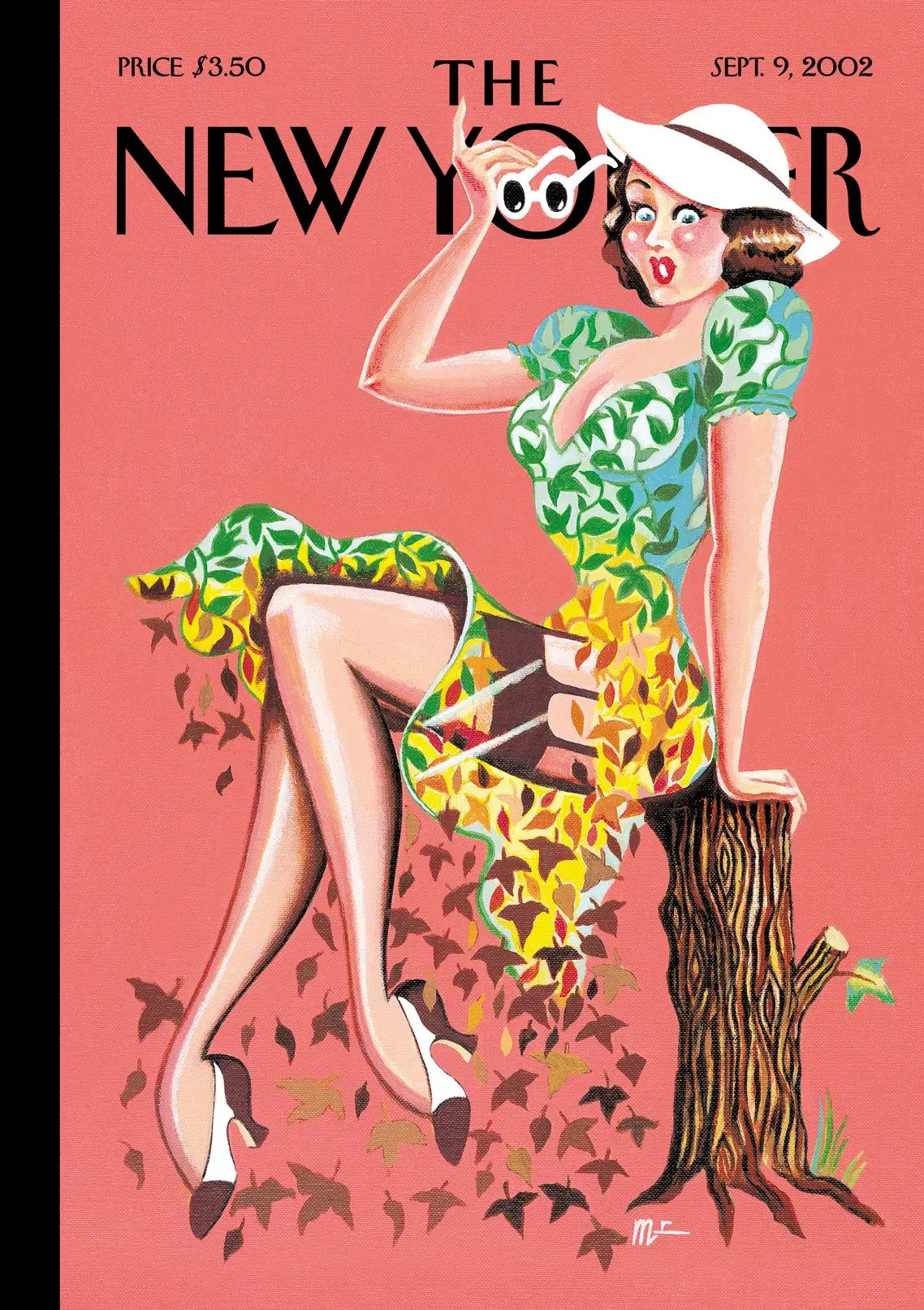 Обложка The New Yorker, 9 сентября 2002: Осенняя мода, художник Майкл Робертс