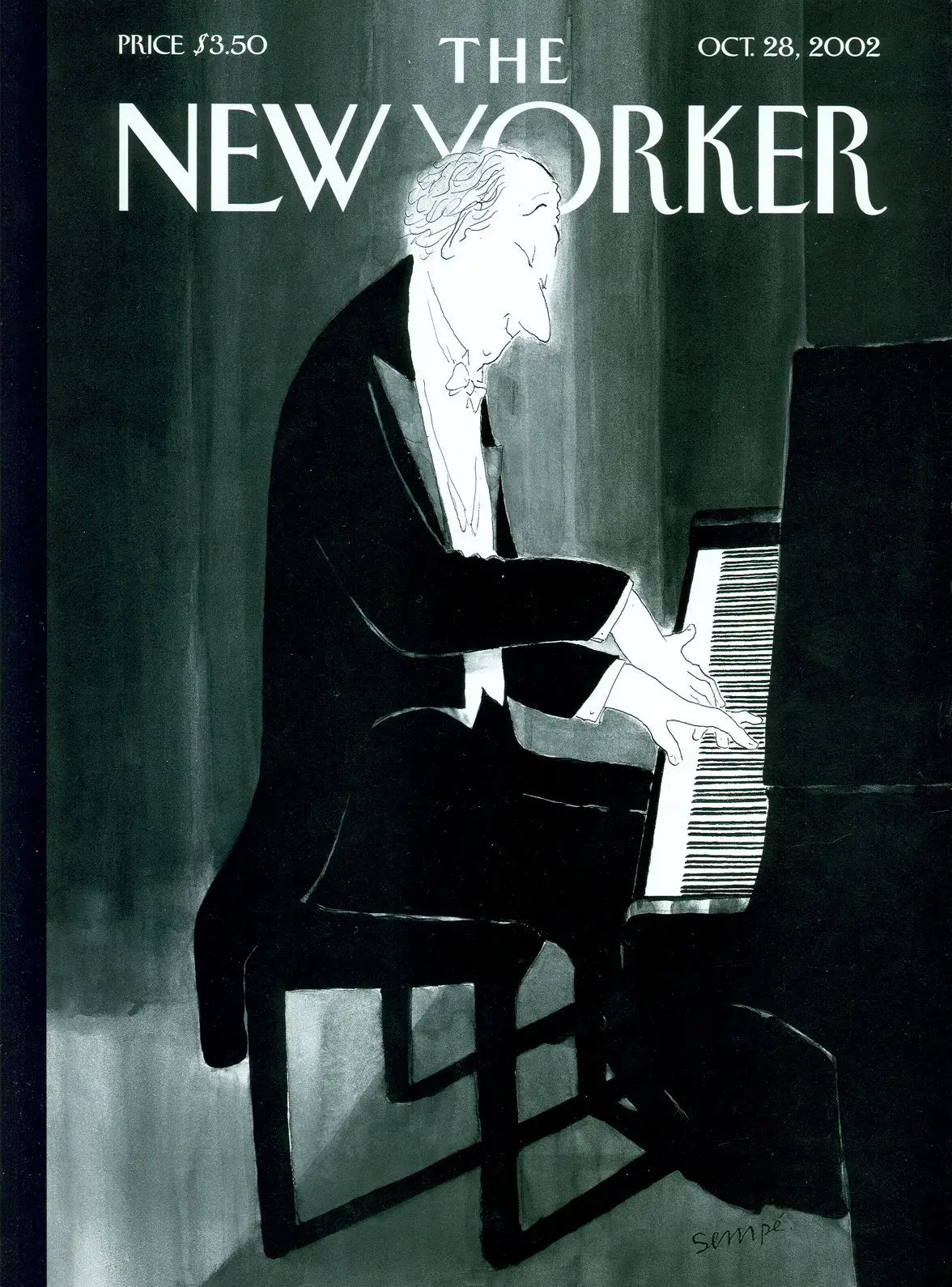 Обложка The New Yorker, 28 октября 2002: Скерцо, художник Жан-Жак Сампе