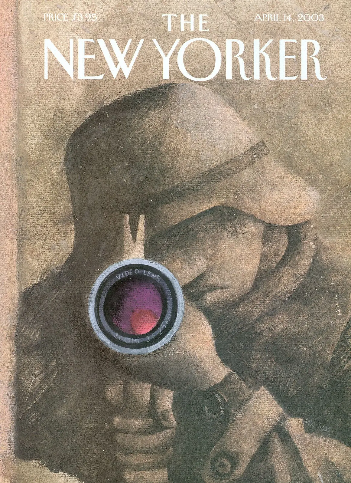 Обложка The New Yorker, 14 апреля 2003: Мотор!, художник Ана Хуан