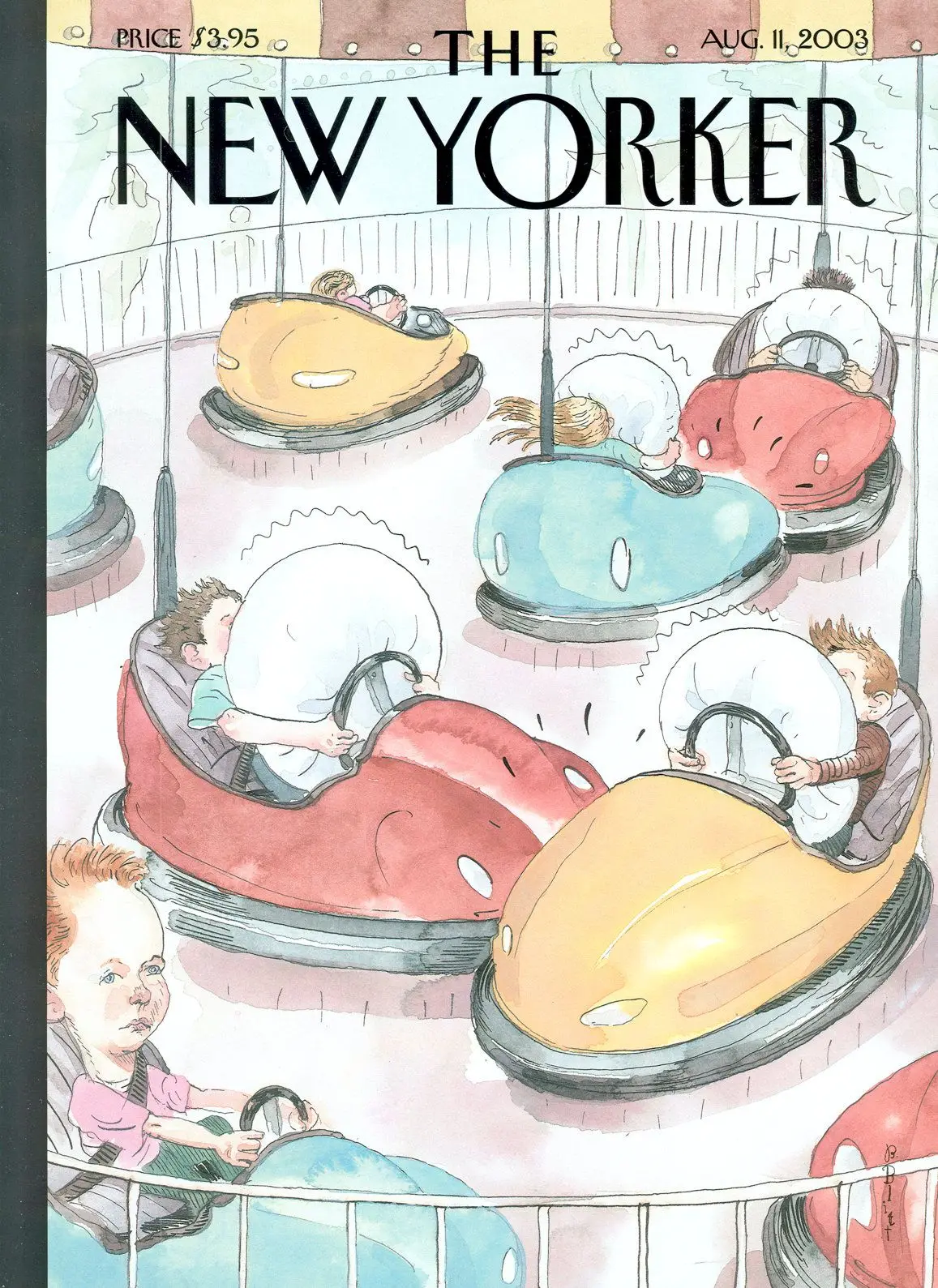 Обложка The New Yorker, 11 августа 2003: Безопасность прежде всего, художник Барри Блитт