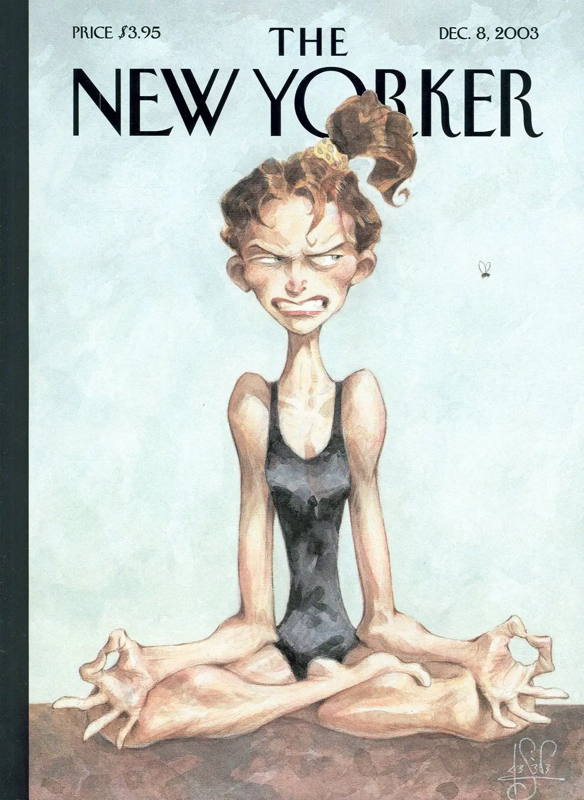 Обложка The New Yorker, 8 декабря 2003: Ом-м-м!, художник Питер де Сев