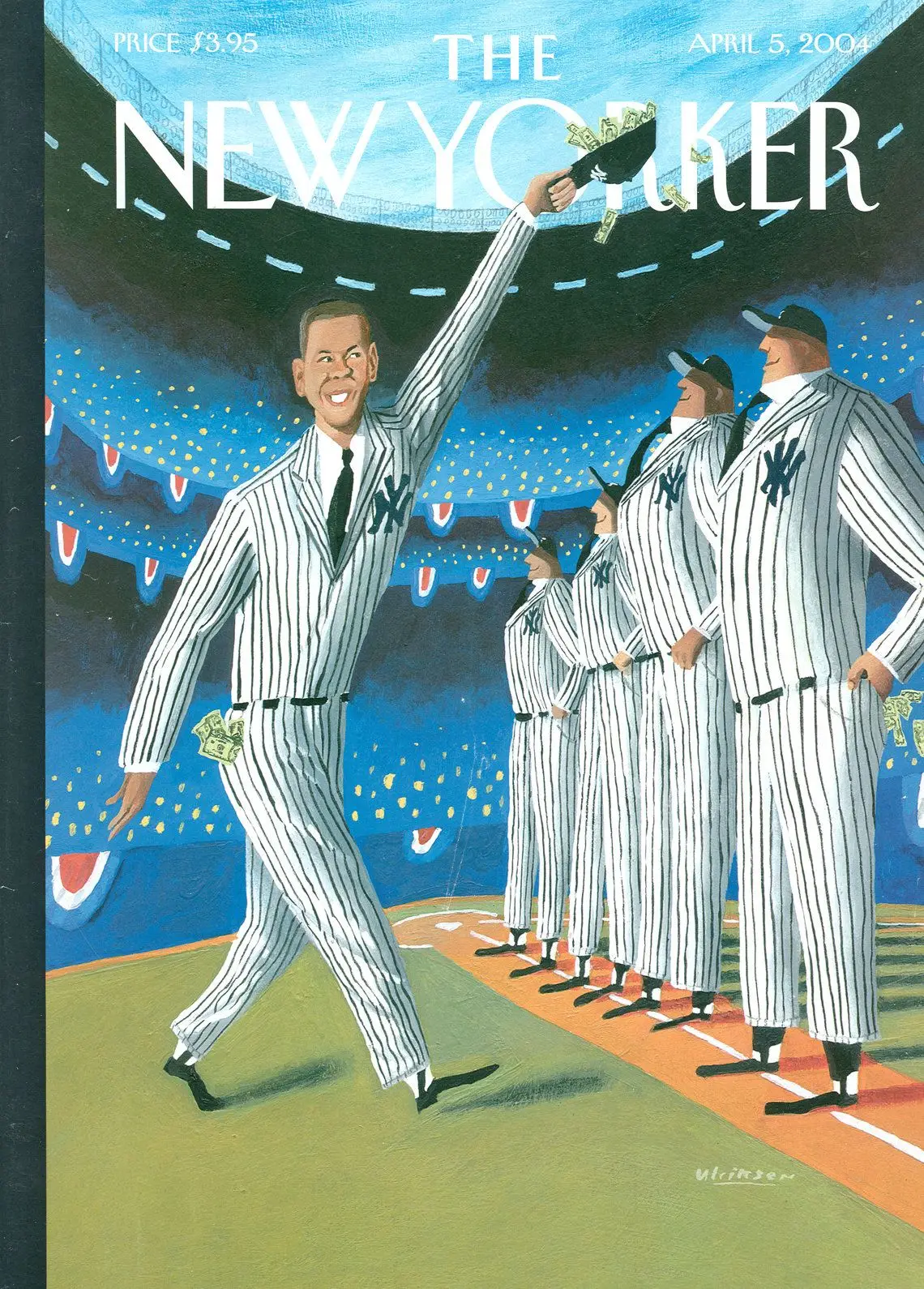 Обложка The New Yorker, 5 апреля 2004: Звёзды и полосы навсегда, художник Марк Ульриксен