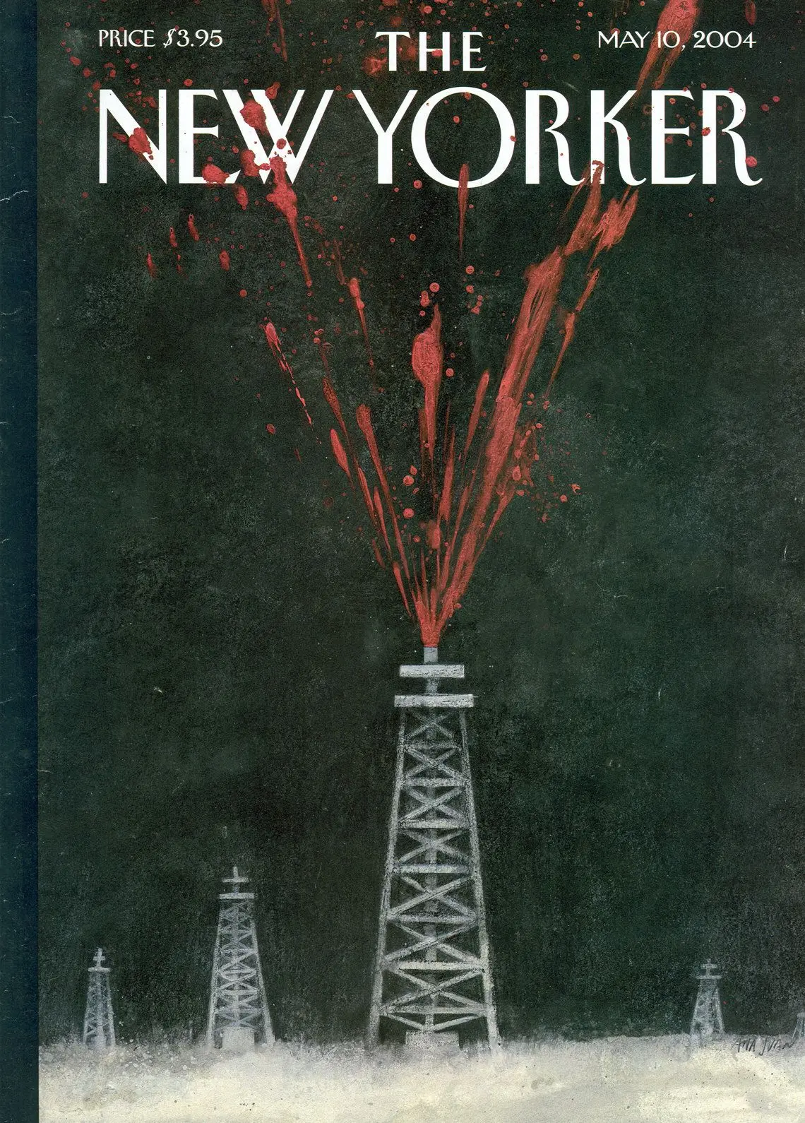 Обложка The New Yorker, 10 мая 2004: Открытая рана, художник Ана Хуан
