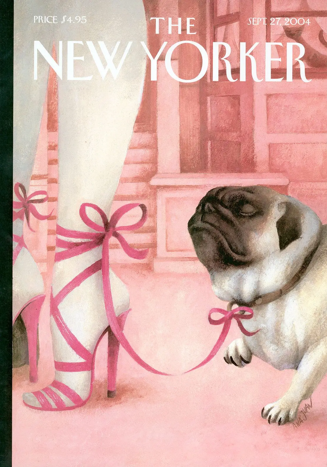 Обложка The New Yorker, 27 сентября 2004: К ноге, художник Ана Хуан