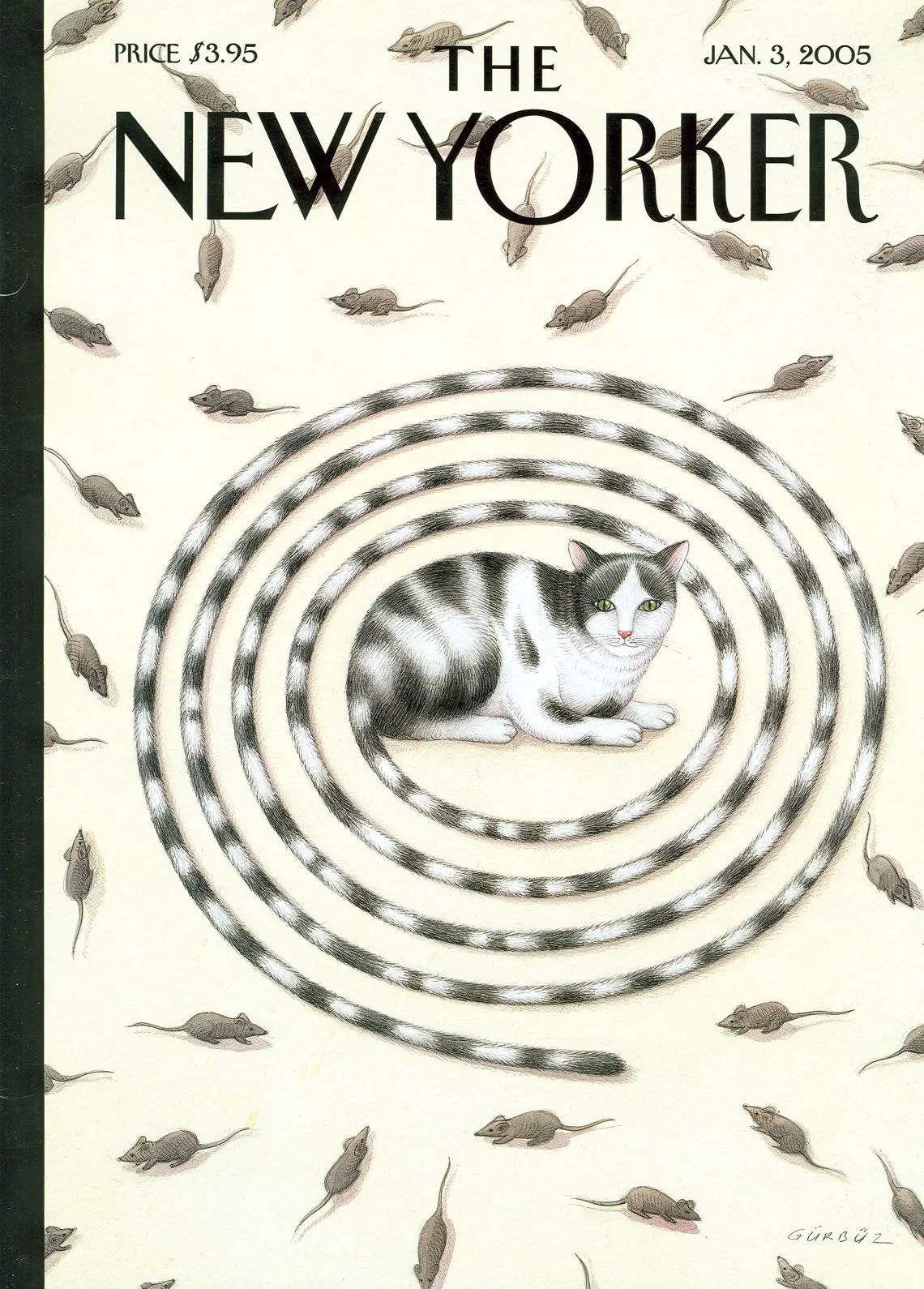 Обложка The New Yorker, 3 января 2005: Мышеловка получше, художник Гюрбюз Доган Экшиоглу