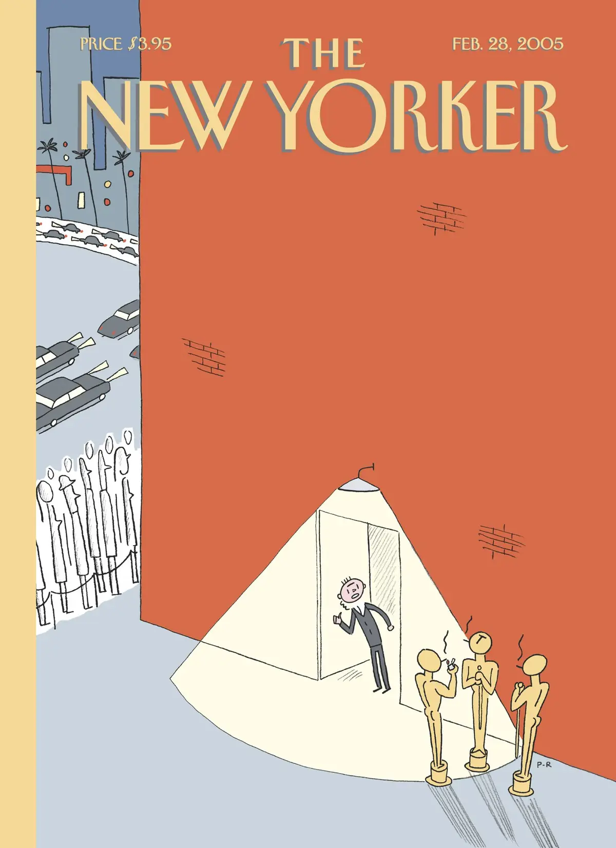 Обложка The New Yorker, 28 февраля 2005: За кулисами «Оскара», художник Филипп Пети-Руле