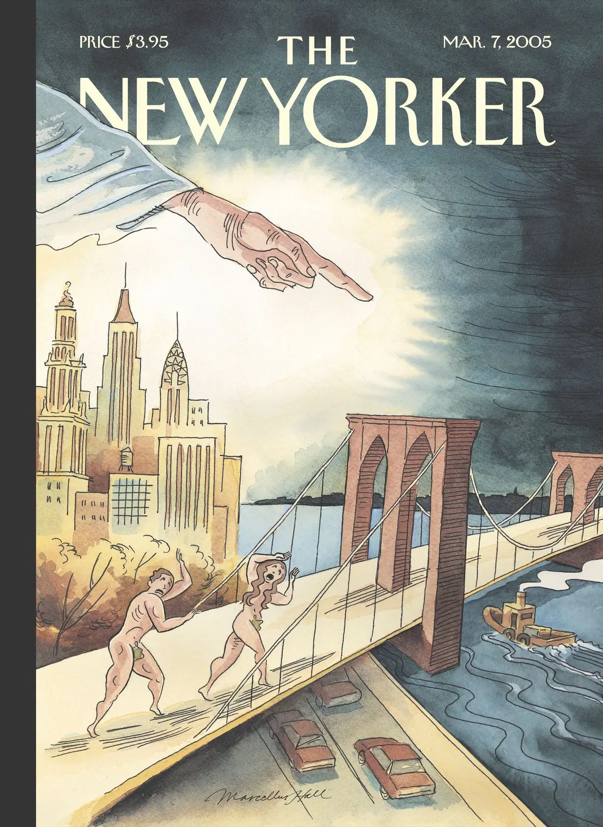 Обложка The New Yorker, 7 марта 2005: Недоступный Эдем, художник Марселлус Холл