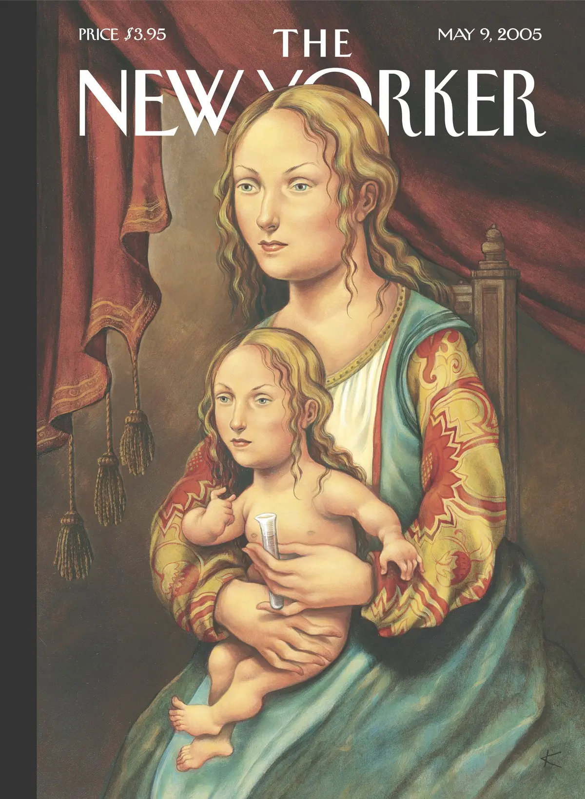 Обложка The New Yorker, 9 мая 2005: Какова мать, такова и дочь, художник Анита Кунц