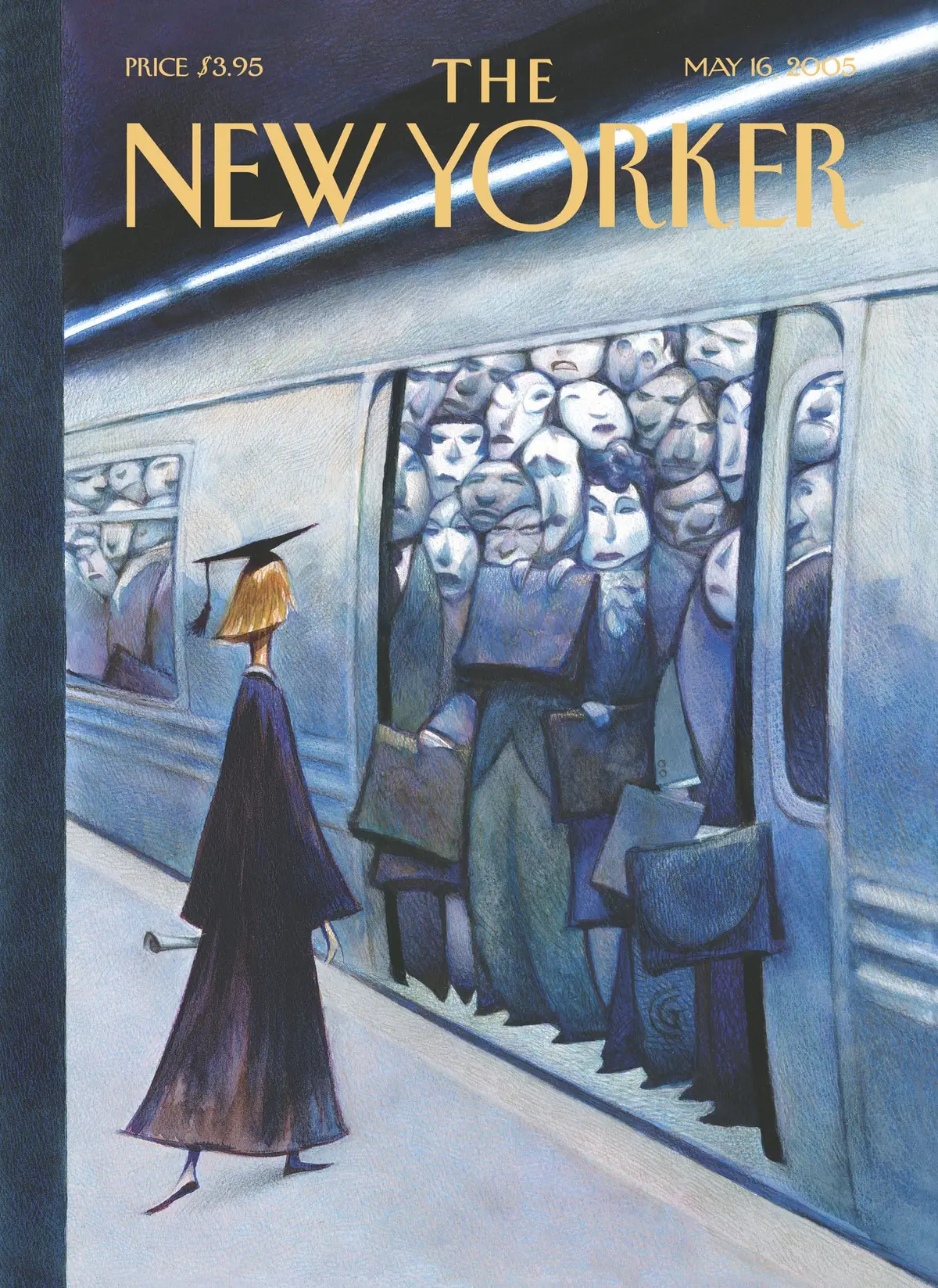 Обложка The New Yorker, 16 мая 2005: В пути, художник Картер Гудрич