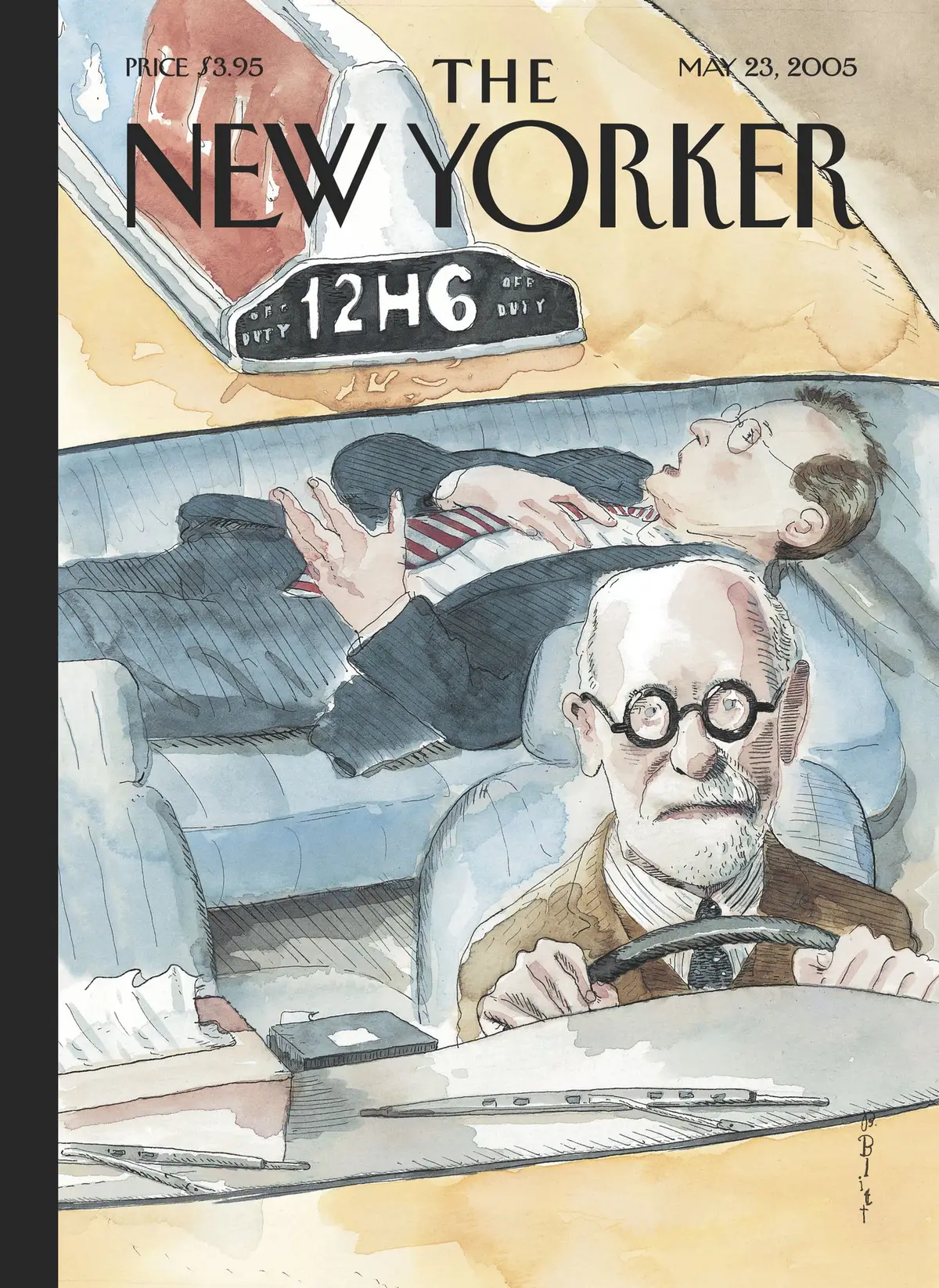Обложка The New Yorker, 23 мая 2005: Счётчик тикает, художник Барри Блитт