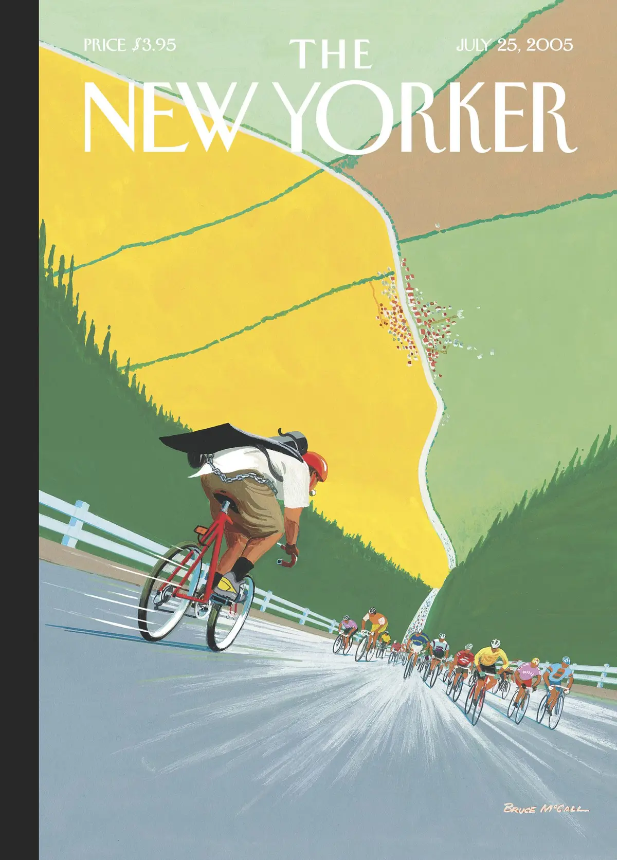 Обложка The New Yorker, 25 июля 2005: Мастерство, художник Брюс Макколл