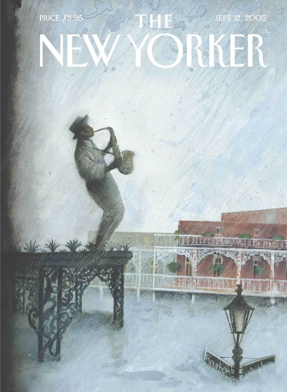 Обложка The New Yorker, 12 сентября 2005: Реквием, художник Ана Хуан