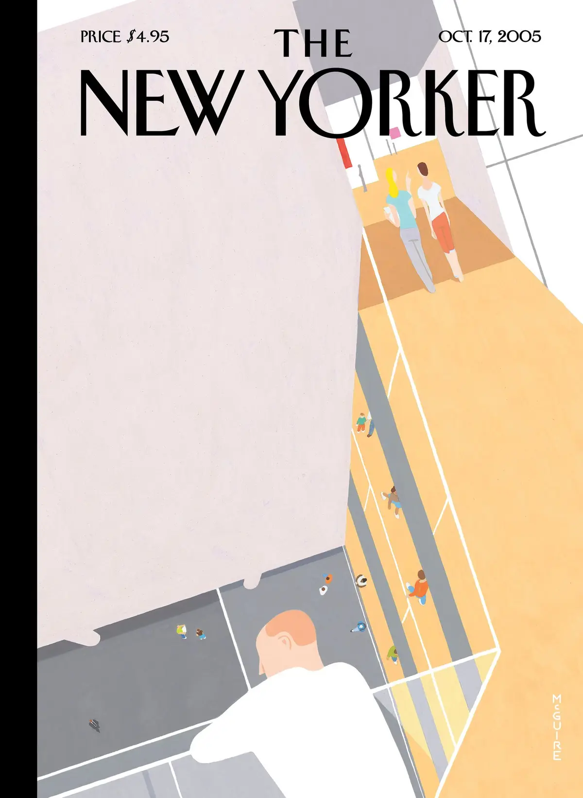 Обложка The New Yorker, 17 октября 2005: Современное искусство, художник Ричард Макгуайр