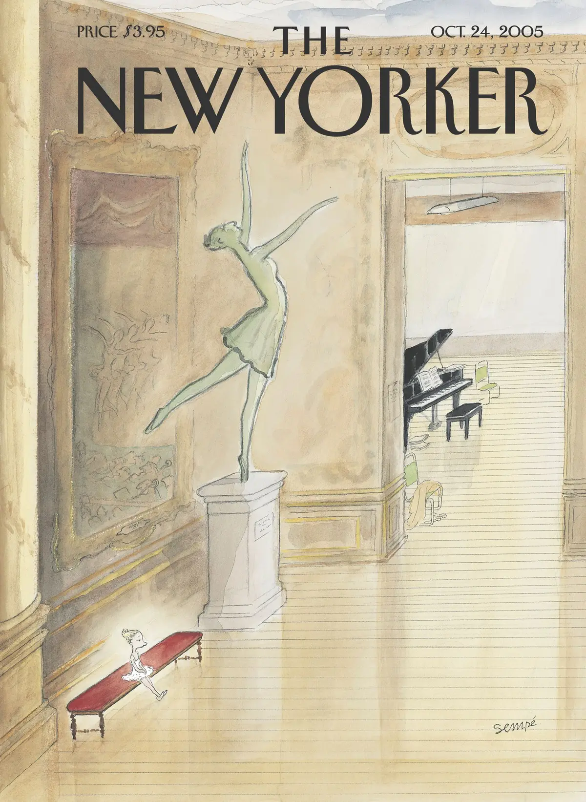 Обложка The New Yorker, 24 октября 2005: Главное — без оплошностей, художник Жан-Жак Сампе