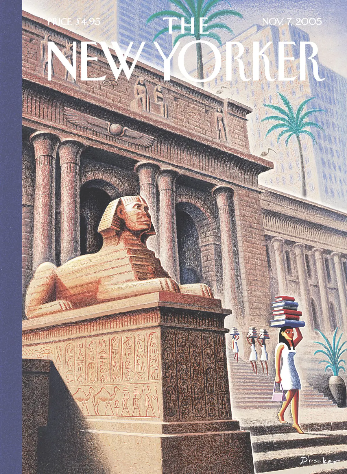 Обложка The New Yorker, 7 ноября 2005: Тайные удовольствия, художник Эрик Друкер