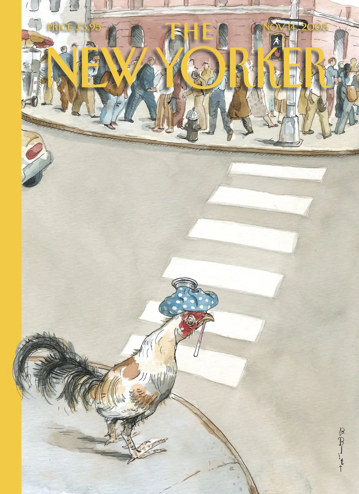 Обложка The New Yorker, 14 ноября 2005: Переход, художник Барри Блитт
