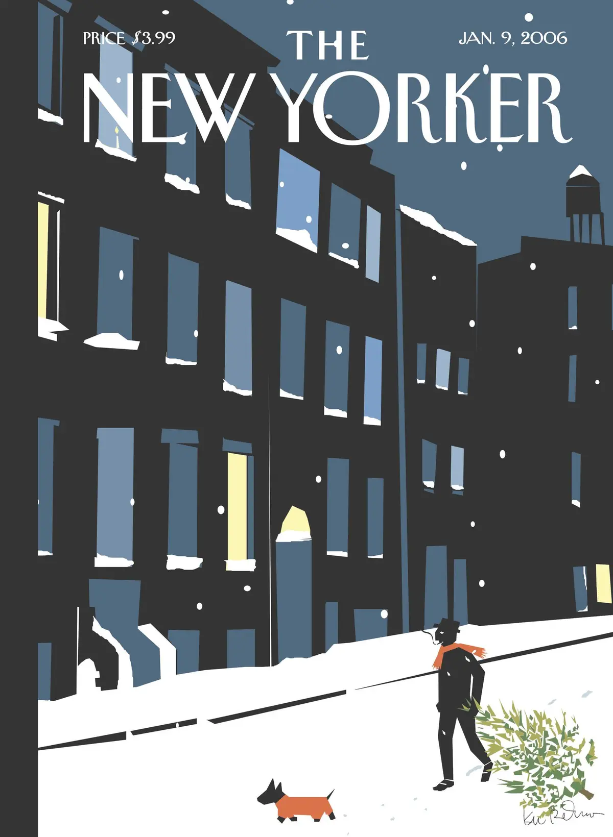 Обложка The New Yorker, 9 января 2006: Долой старое…, художник Ким Димарко