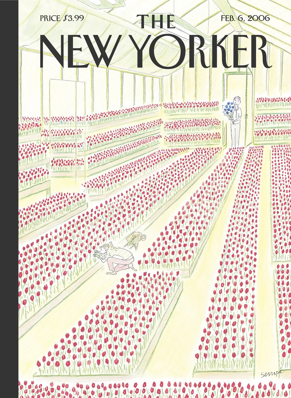 Обложка The New Yorker, 6 февраля 2006: То, что ей нужно, художник Жан-Жак Сампе