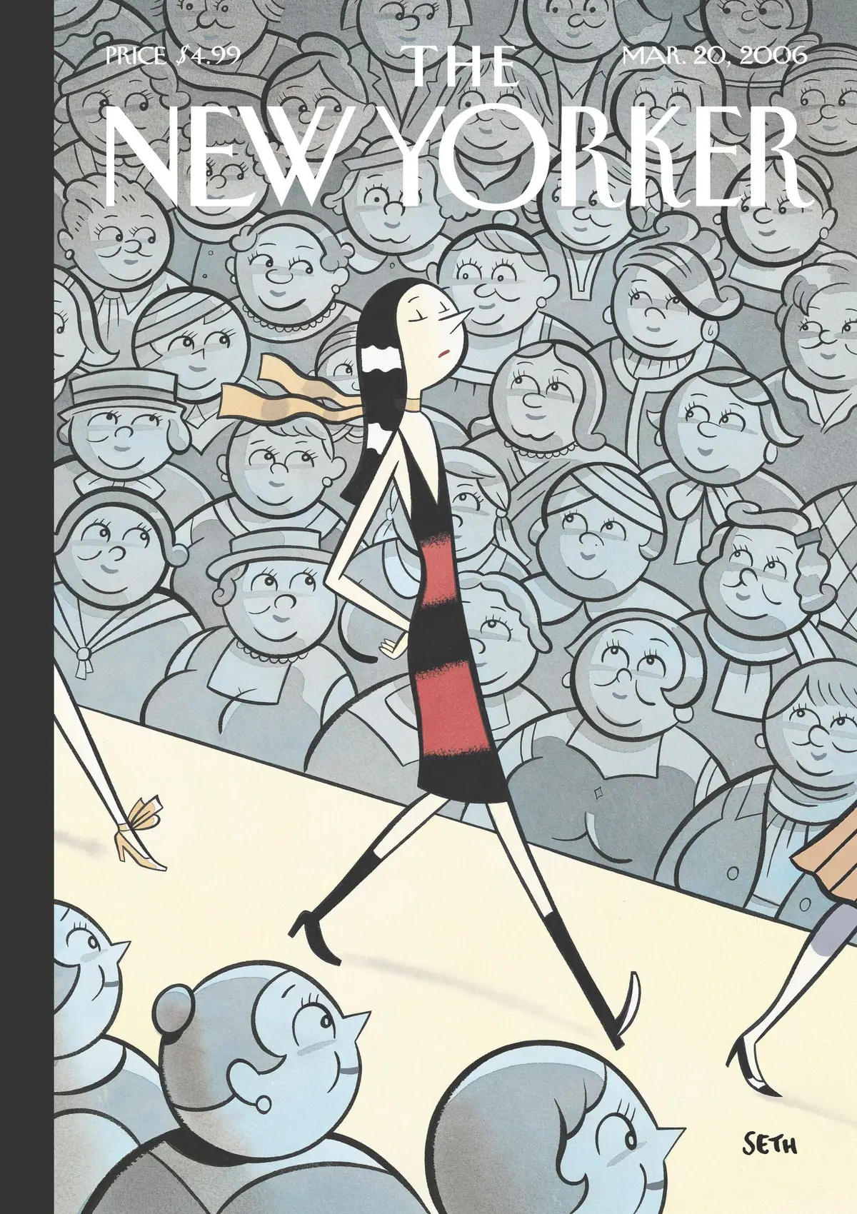 Обложка The New Yorker, 20 марта 2006: Худоба в моде, художник Сет
