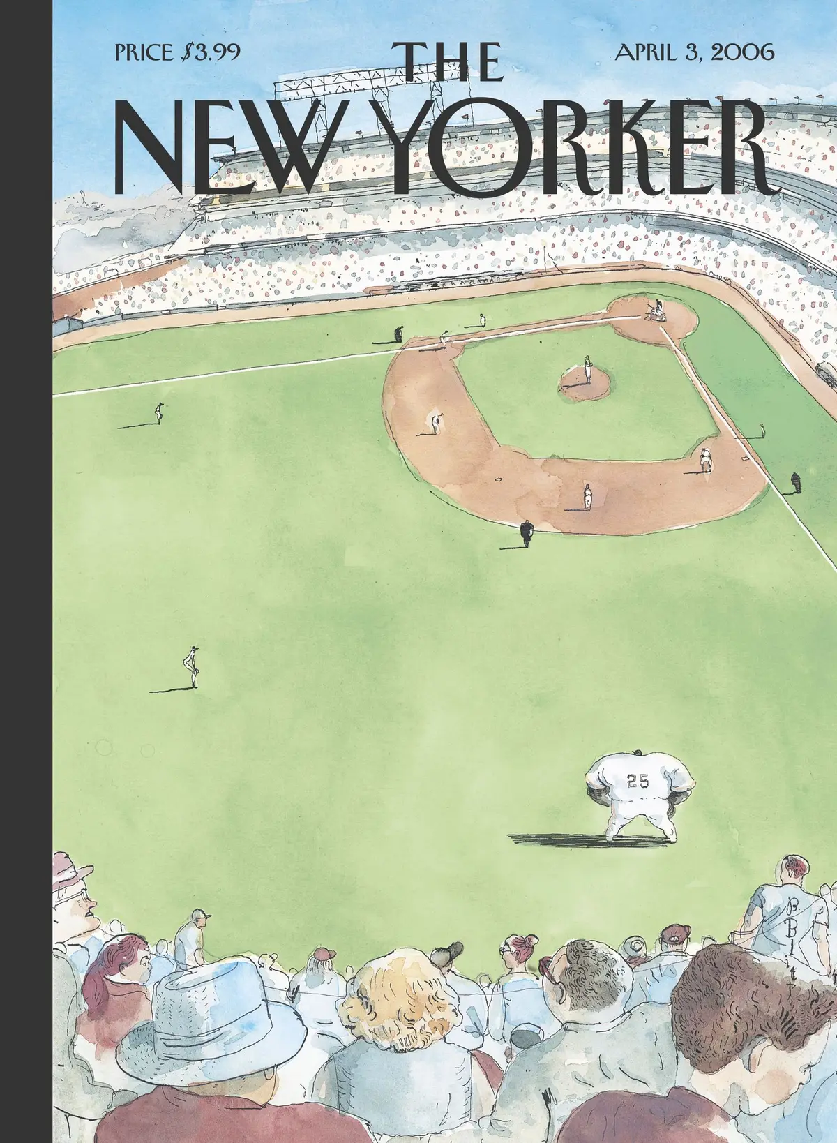 Обложка The New Yorker, 3 апреля 2006: Больше, чем игра, художник Барри Блитт
