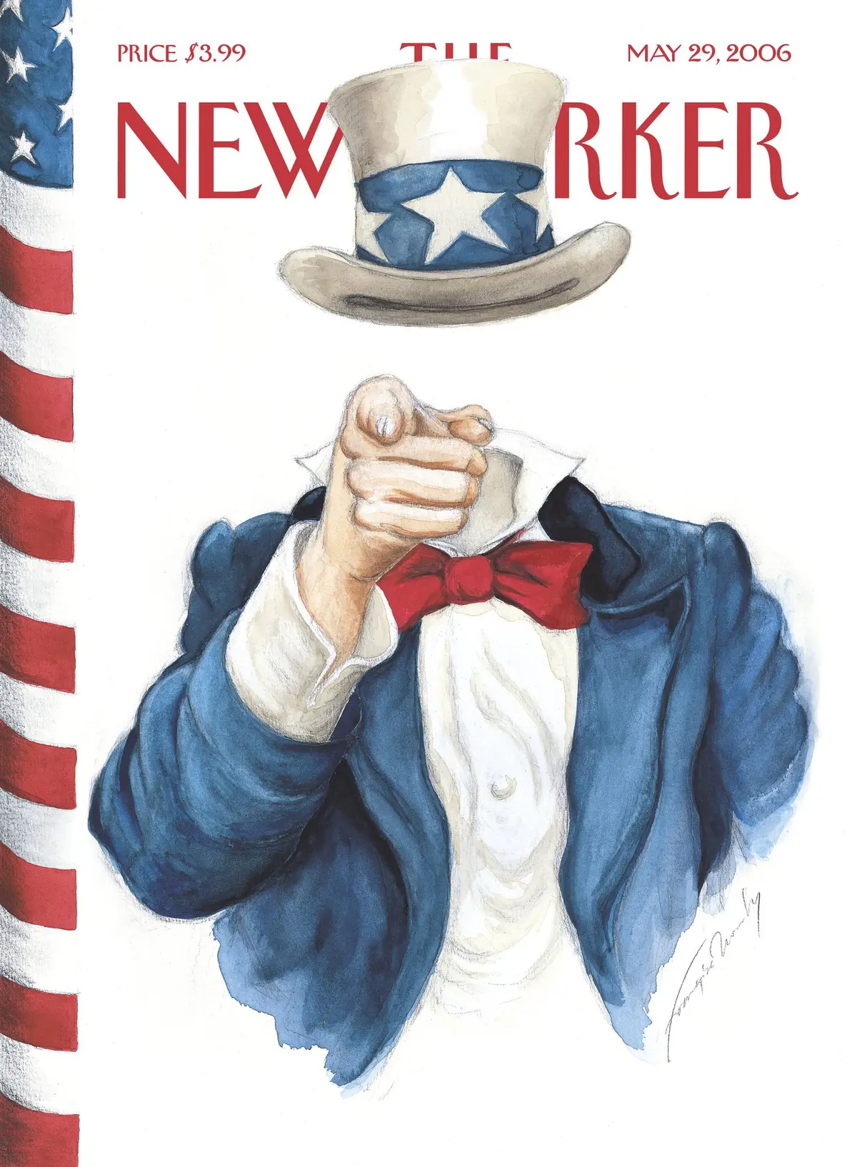 Обложка The New Yorker, 29 мая 2006: Потерять лицо, художник Франсуаза Мули
