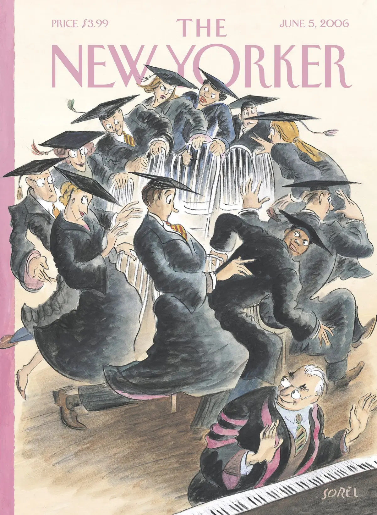 Обложка The New Yorker, 5 июня 2006: Игра в стулья, художник Эдвард Сорел